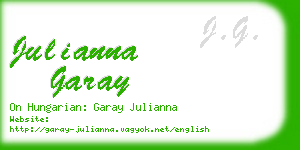 julianna garay business card